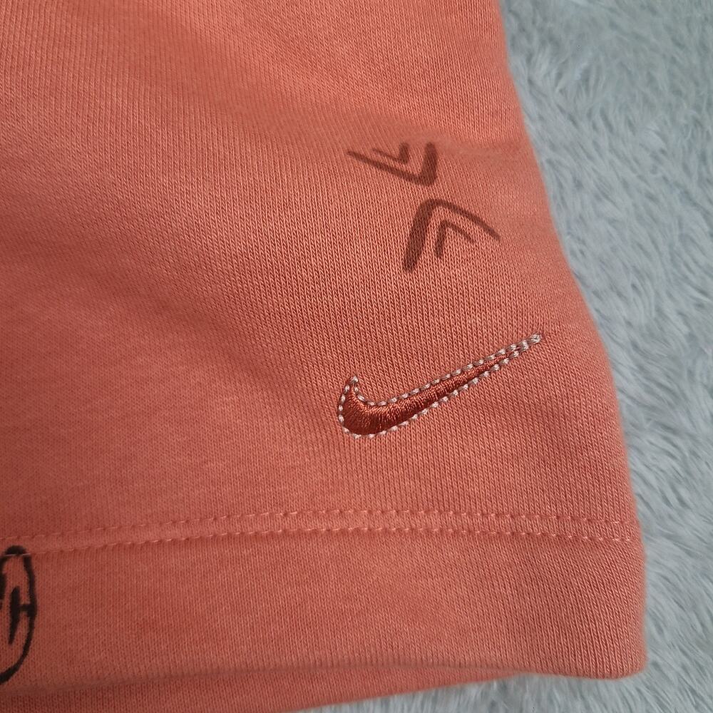 Nike Wild Oasis All Over Print Fleece Shorts in Terracota Size XL Mens - Picture 2 of 8
